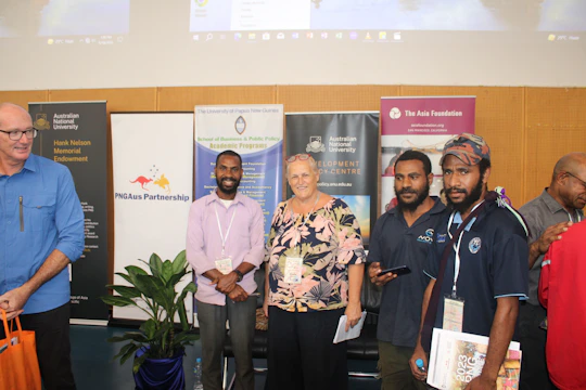 A group photo of influencers and brand representatives celebrating a campaign launch event.