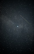 A starry night sky with astrological symbols.