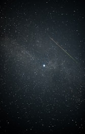 A mystical starry sky with zodiac constellations shining brightly.