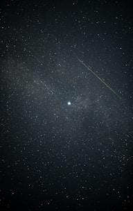 A mystical starry sky with zodiac constellations shining brightly.