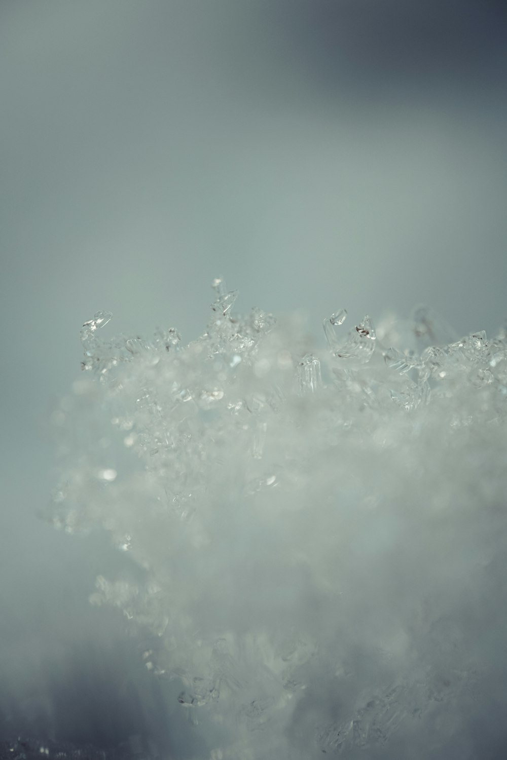 a close up of water droplets on a surface