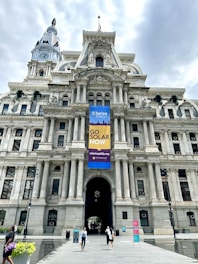 Display Energy Certificate prominently shown on a building’s entrance.