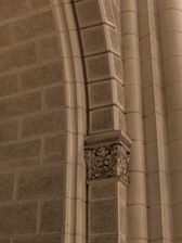 A close-up of elegant stone pier caps stacked neatly, showcasing their smooth finish and craftsmanship.
