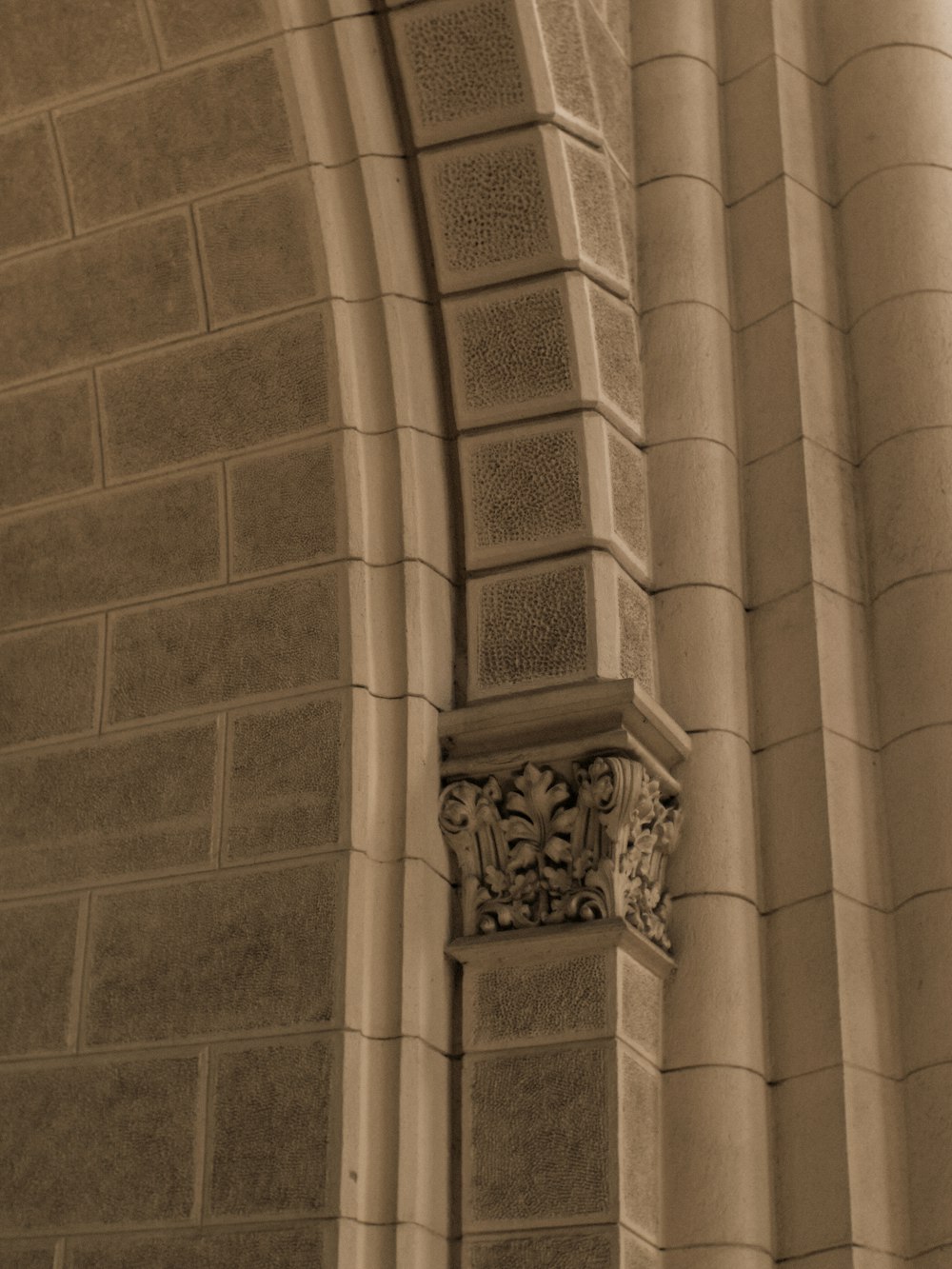 the corner of a building with a clock on it