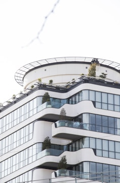 a very tall building with a lot of windows