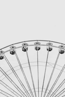 Observation wheel against the sky