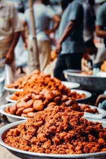 a table filled with lots of different types of food
