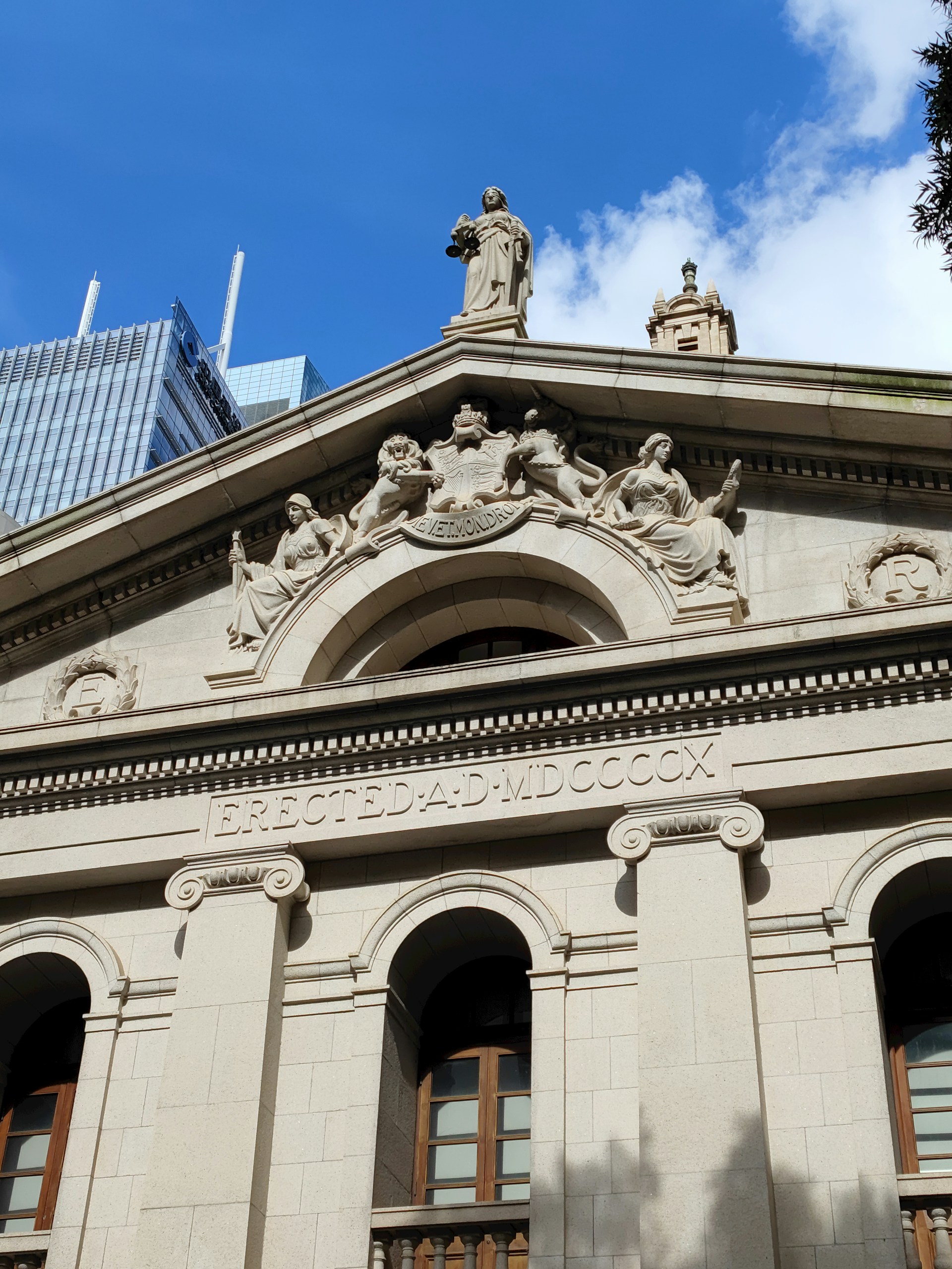 Hong Kong courtroom, Jimmy Lai, Apple Daily newspaper, handcuffs, judge gavel