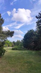 A scenic open plot in Uran with clear blue skies and greenery around.