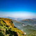 a view of the mountains from a high point of view