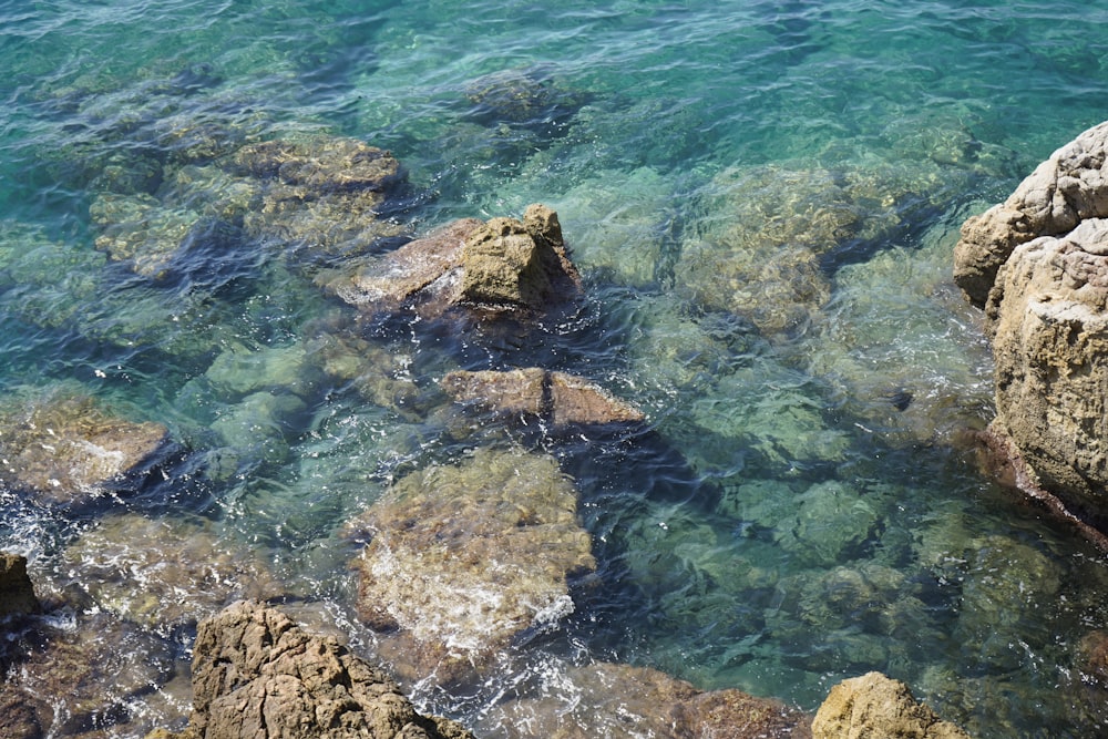 the water is crystal clear and crystal blue