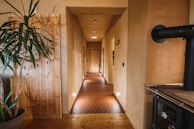 A welcoming entrance hallway with warm lighting and tasteful decor.