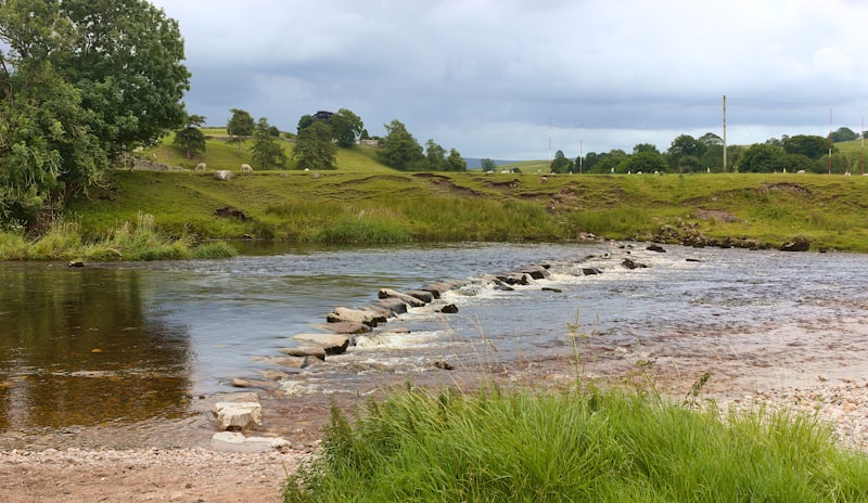 River Wharfe and Linton Falls near Grassington