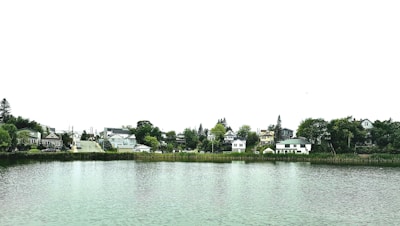 A serene waterfront property.
