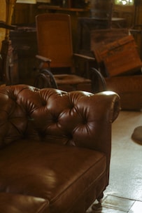 A cozy room with soft lighting and comfortable furniture for elderly residents.