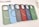 A collection of six carbon fiber-patterned phone cases, each with a circular magnetic ring design. The cases are arranged in a cascading order, showcasing a variety of colors including green, light blue, black, red, dark blue, and another shade of green.