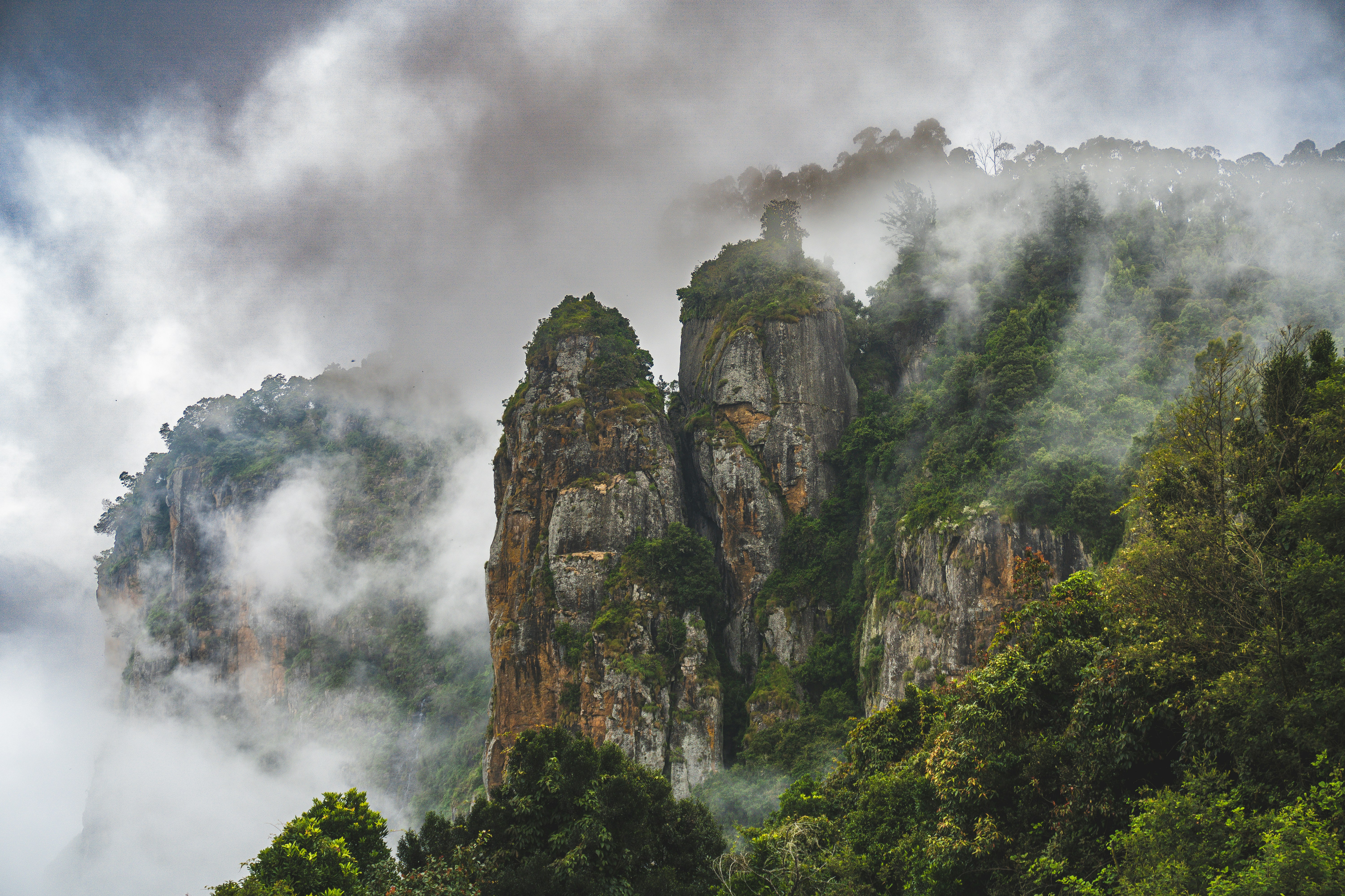 Kodaikanal lake and surrounding hills