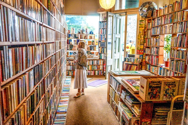 Bookstores are one of my happy places!