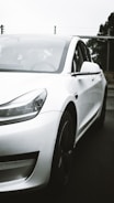Electric car lock system with advanced security features.