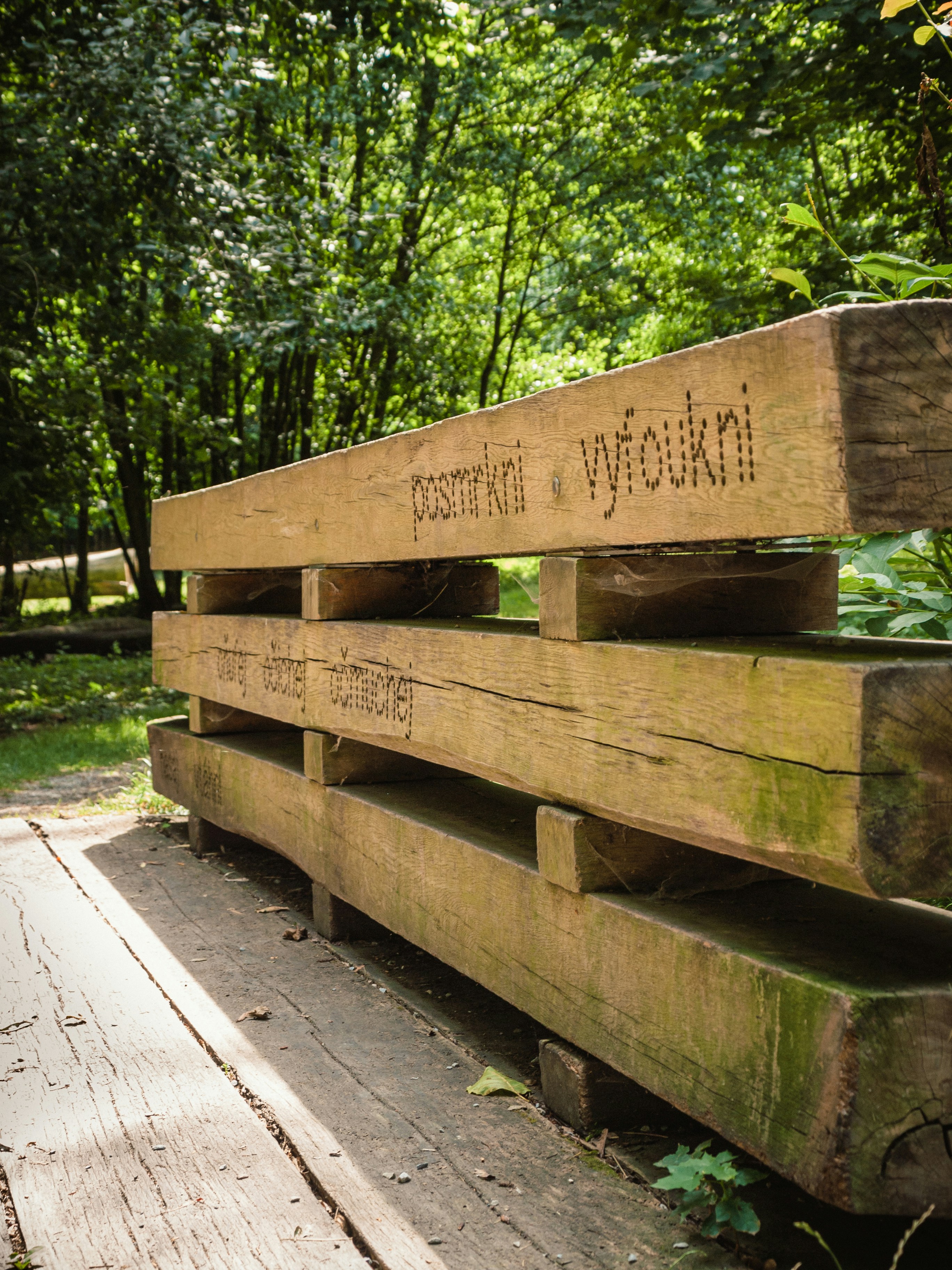 Handcrafted Oak Bench