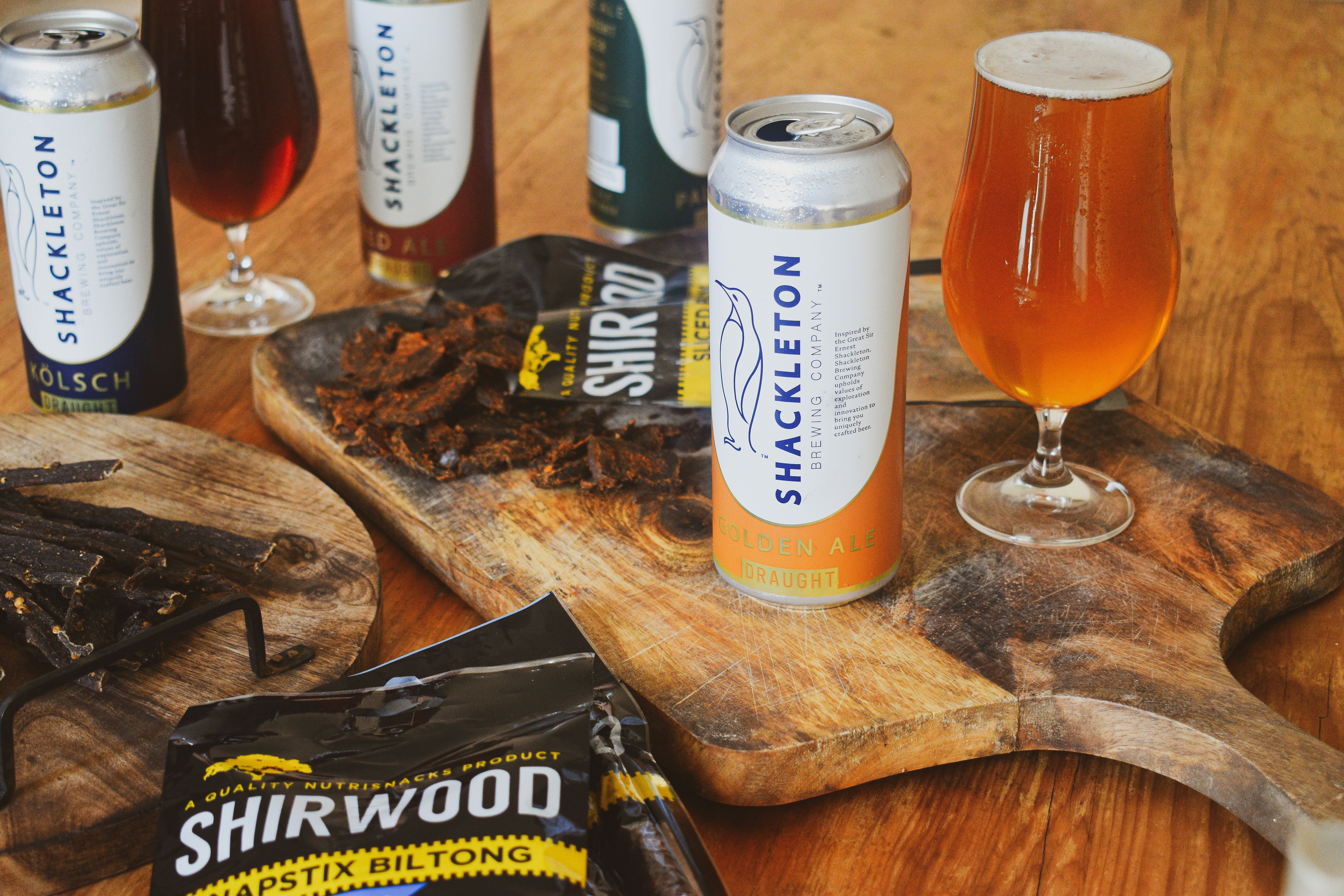 Biltong and beer South African style! - from www.deeliver.co.za