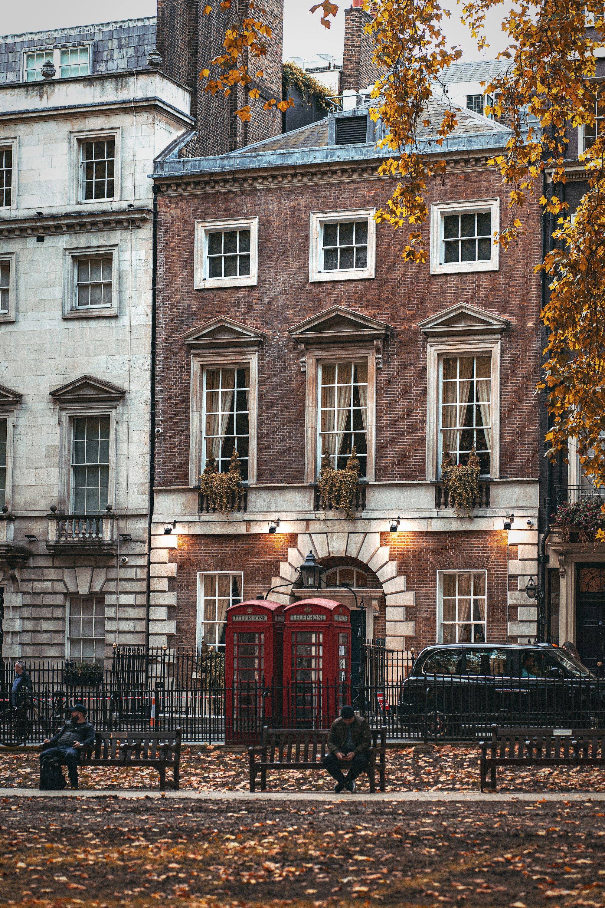 Mayfair period architecture and townhouses