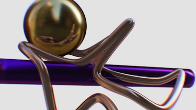 Abstract art representing the balance between mind and body.