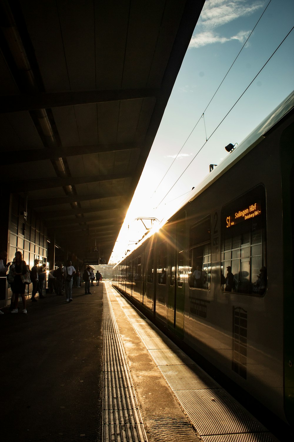 a train that is sitting on a train track