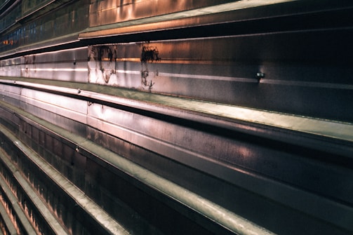 Close-up of a steel surface showing smooth, even anticorrosive coating.