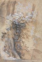 An artist sketching a wedding scene with delicate pencil strokes.