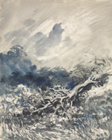 A vibrant splash of watercolor capturing the unpredictable waves of emotion.