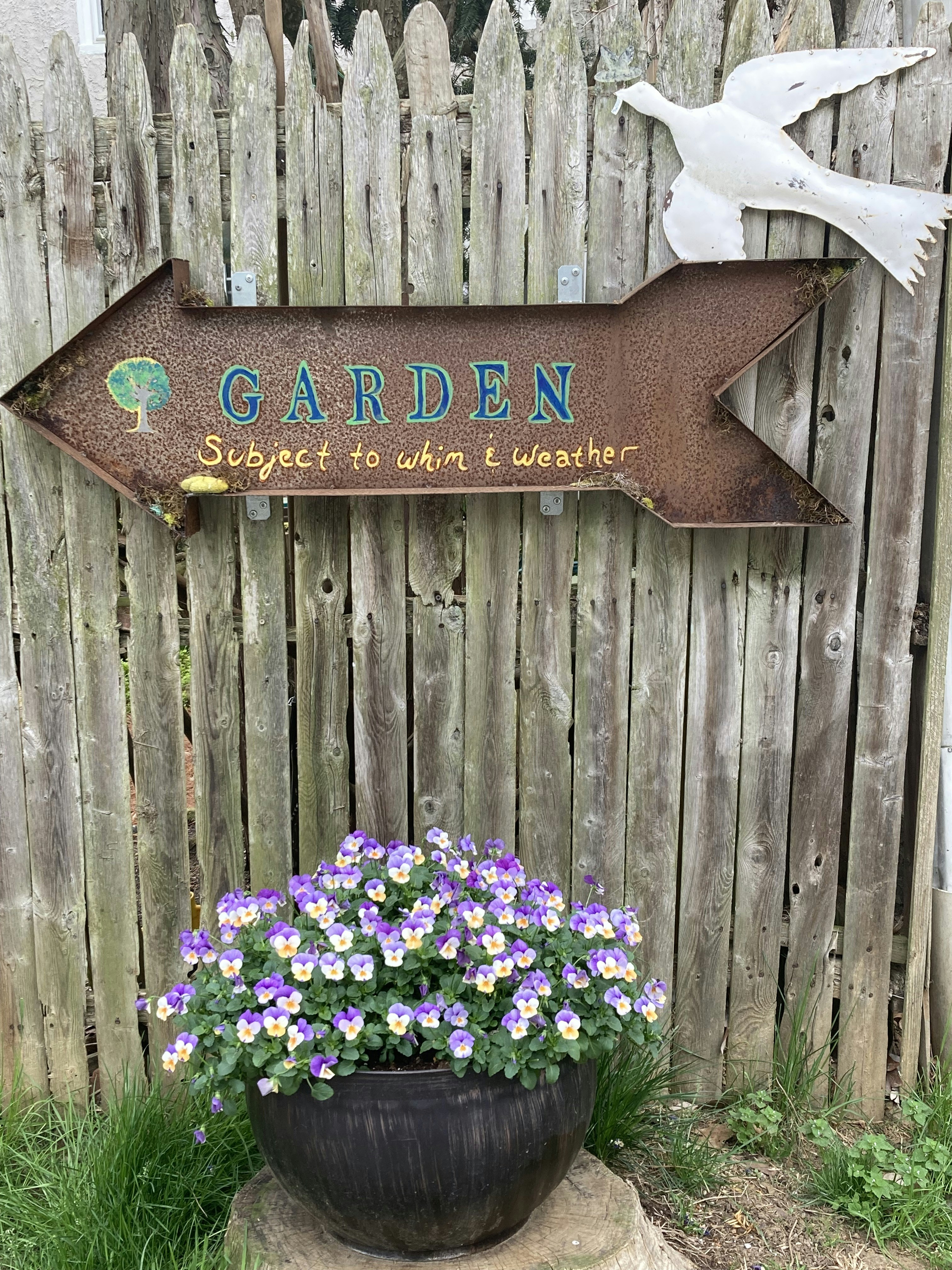 Charming Garden Sign