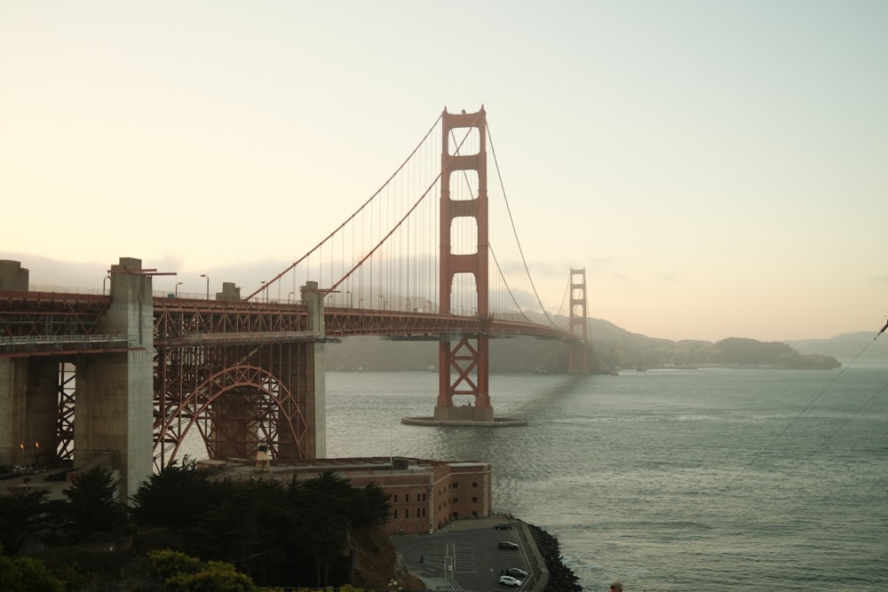 a view of the golden gate bridge in san francisco