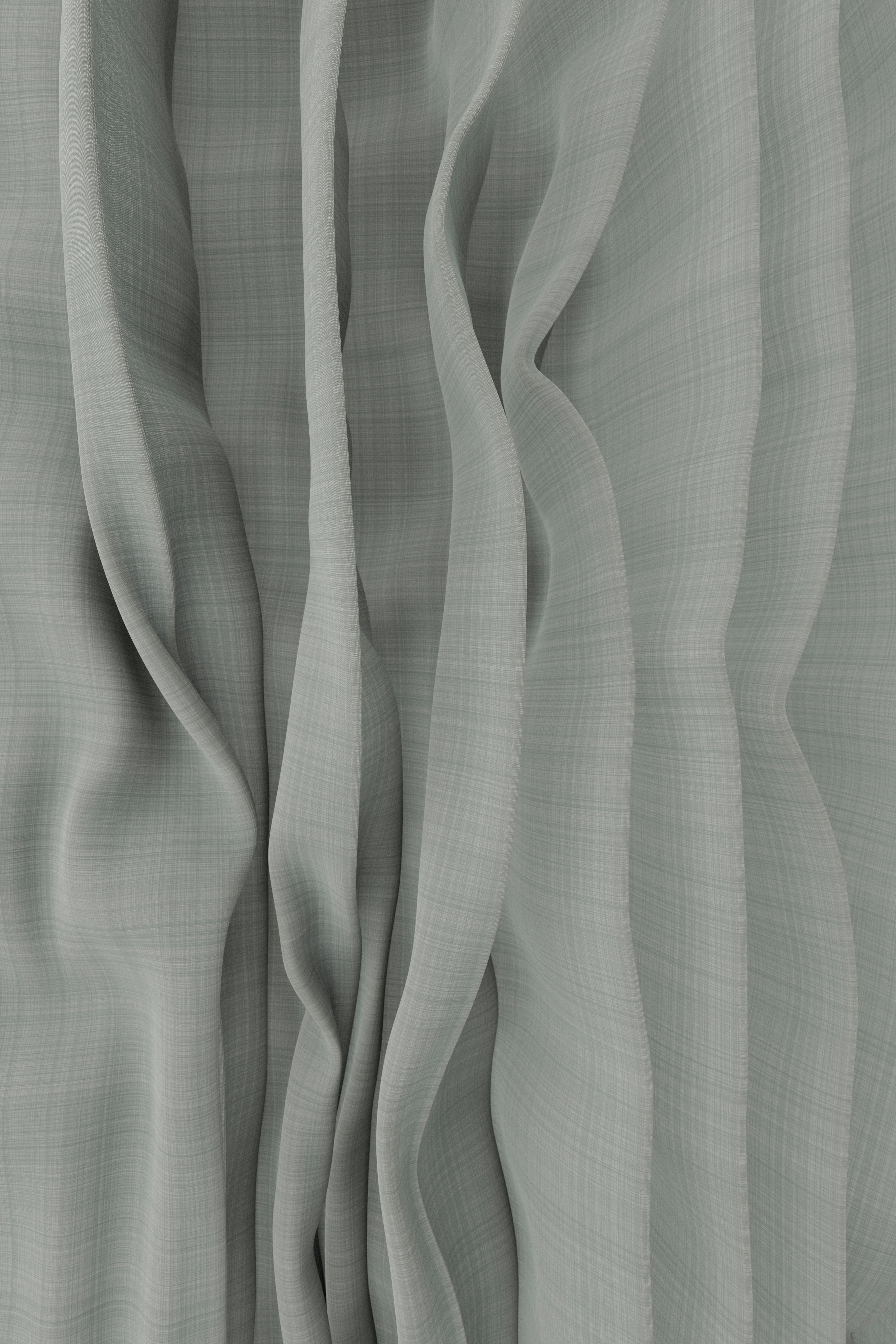 a black and white photo of a curtain