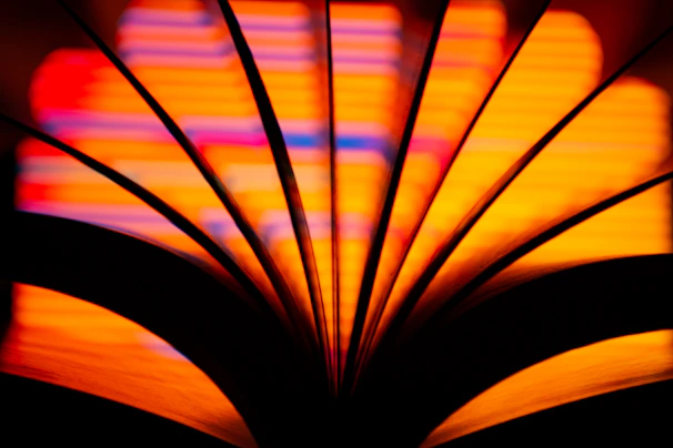 A close-up of a vibrant eBook cover featuring modern typography and abstract shapes.
