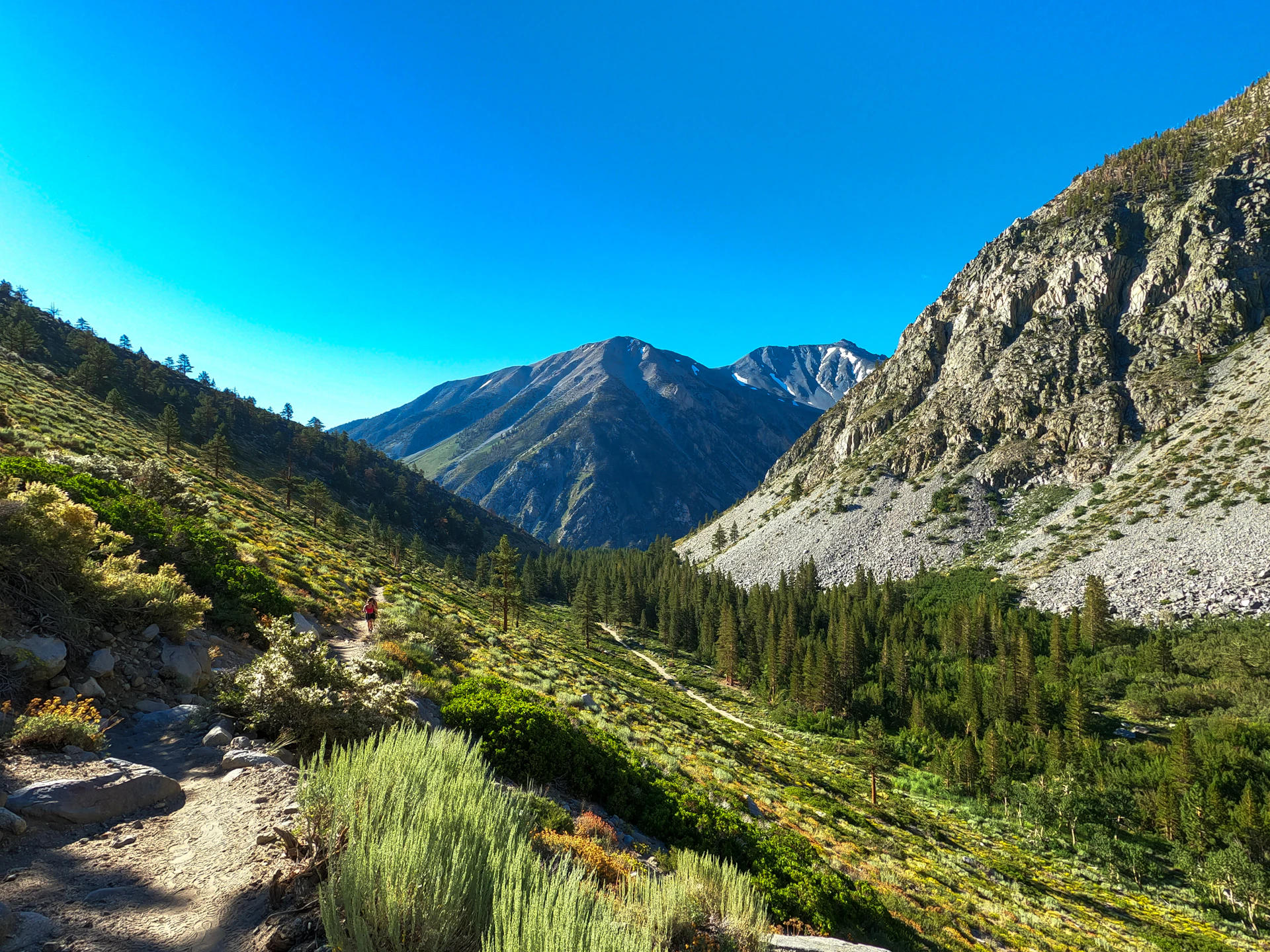 Mountain hiking trail with scenic valley view perfect for weekend getaways