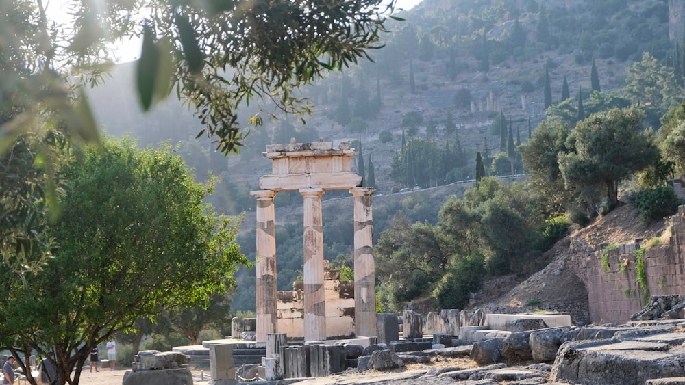 Les ruines de l’ancienne ville de Delphinie