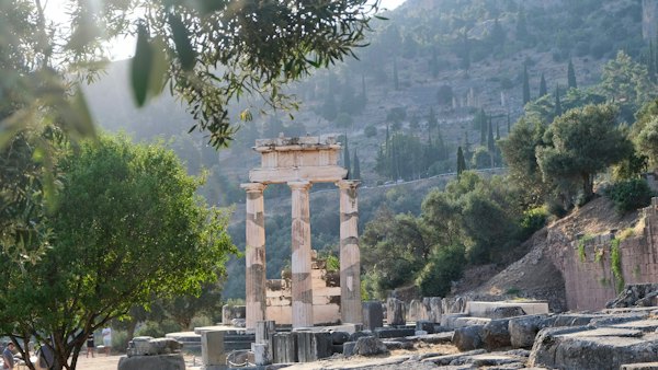 The ruins of the ancient city of delphinia