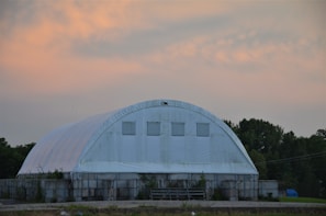 A completed Morton building, perfect for storage and utility.