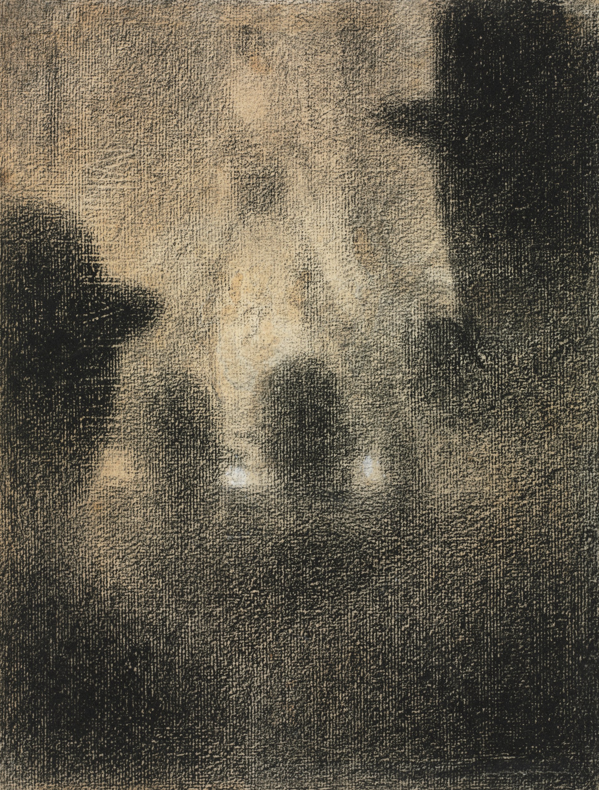 An atmospheric artwork capturing the eerie mood of vintage crime scenes through layered, textured media.