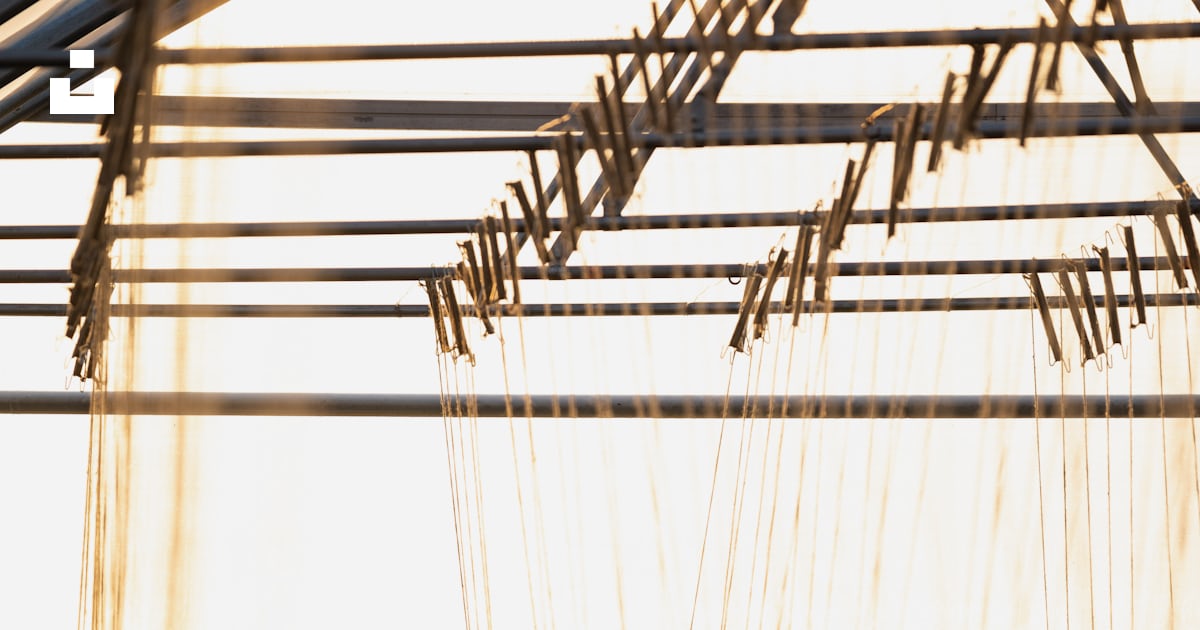 A row of lawn mowers sitting in the grass photo – Free Schweiz Image on ...