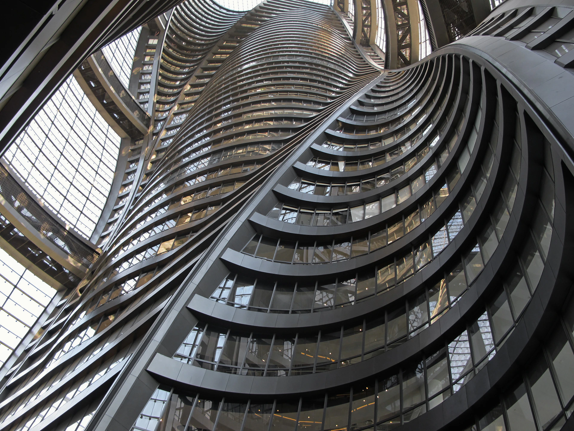 a very tall building with a lot of windows