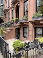 Charming exterior view of a classic New York apartment building.