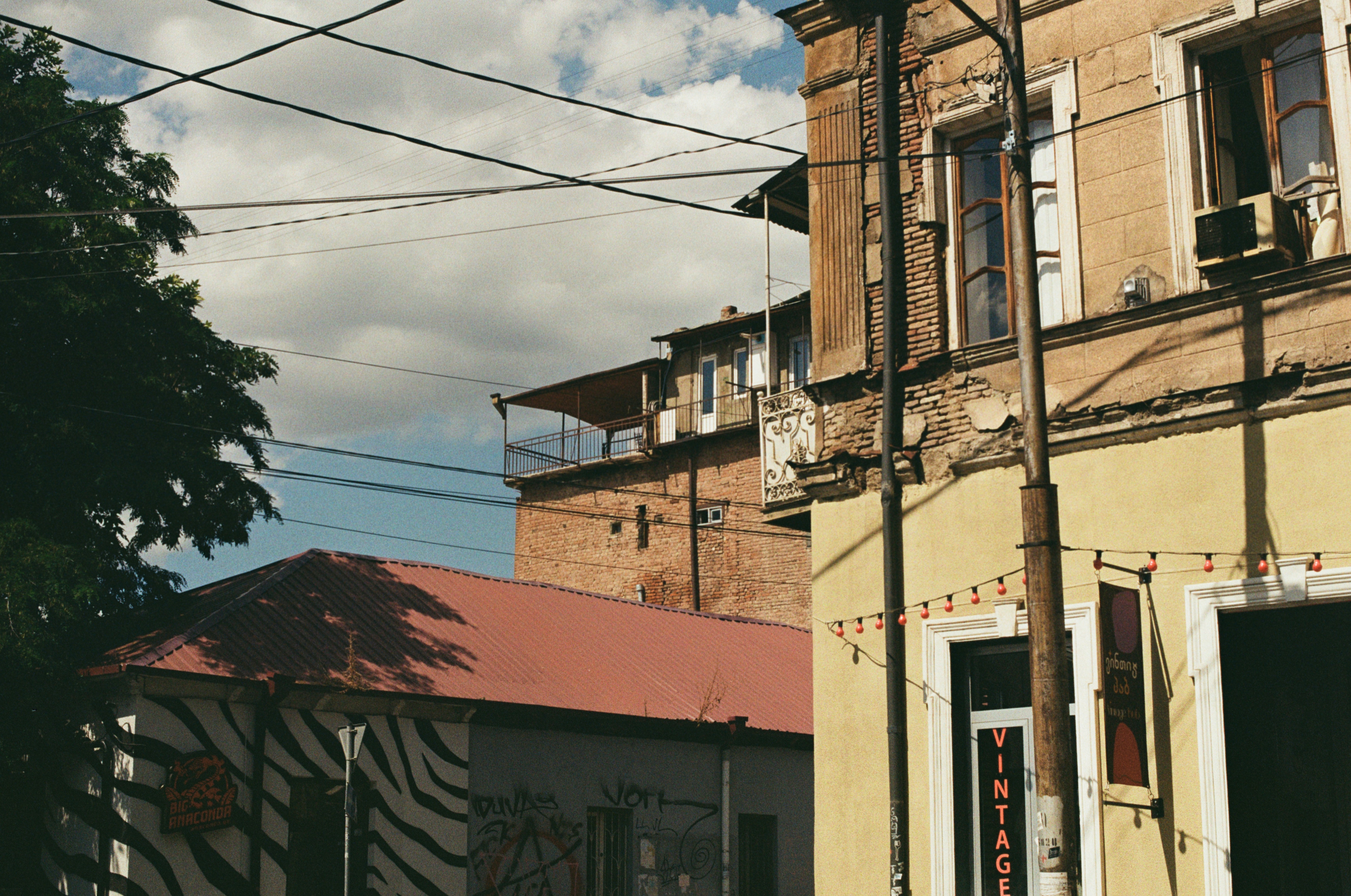a building with a clock on the front of it