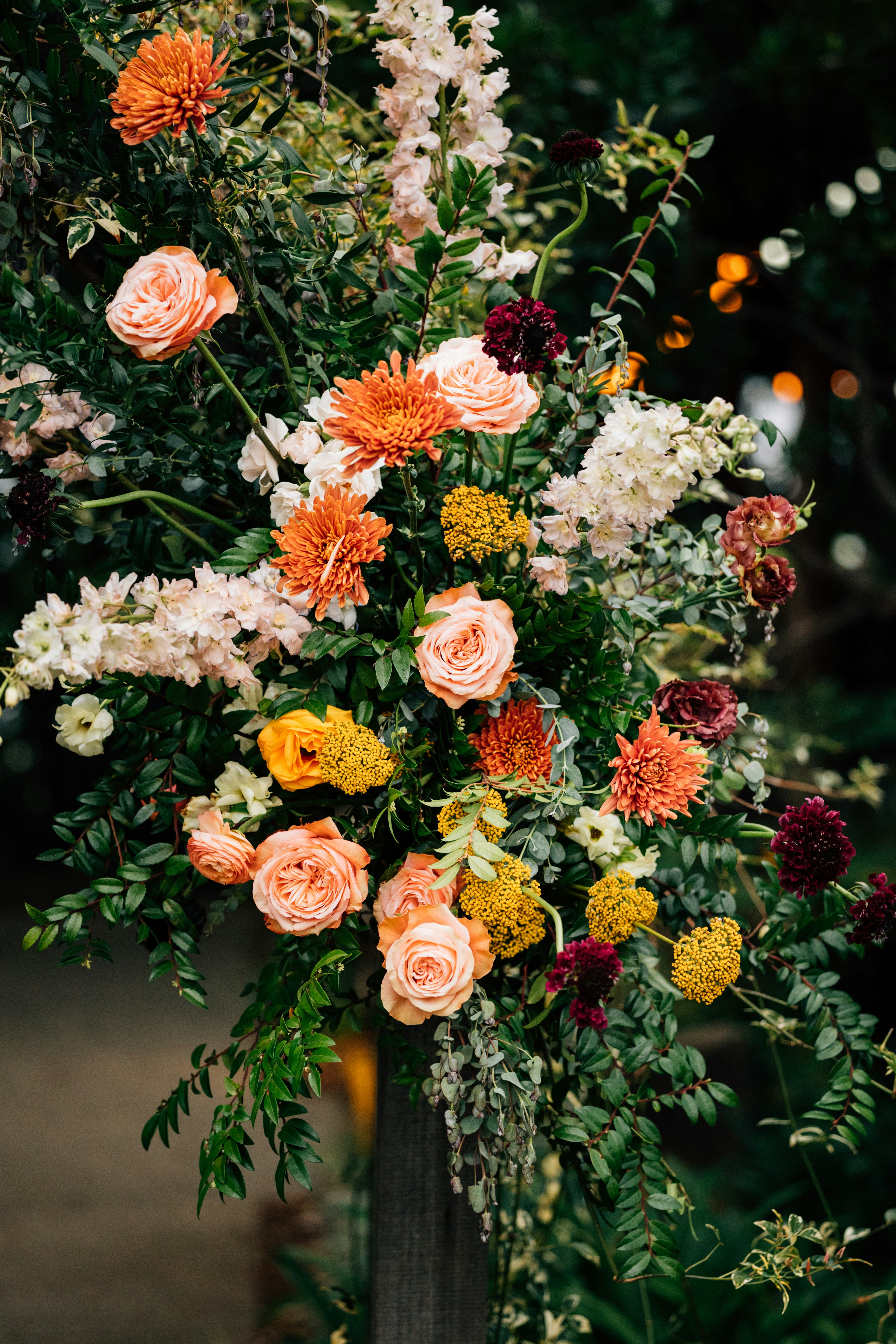 Ramos de flores frescas