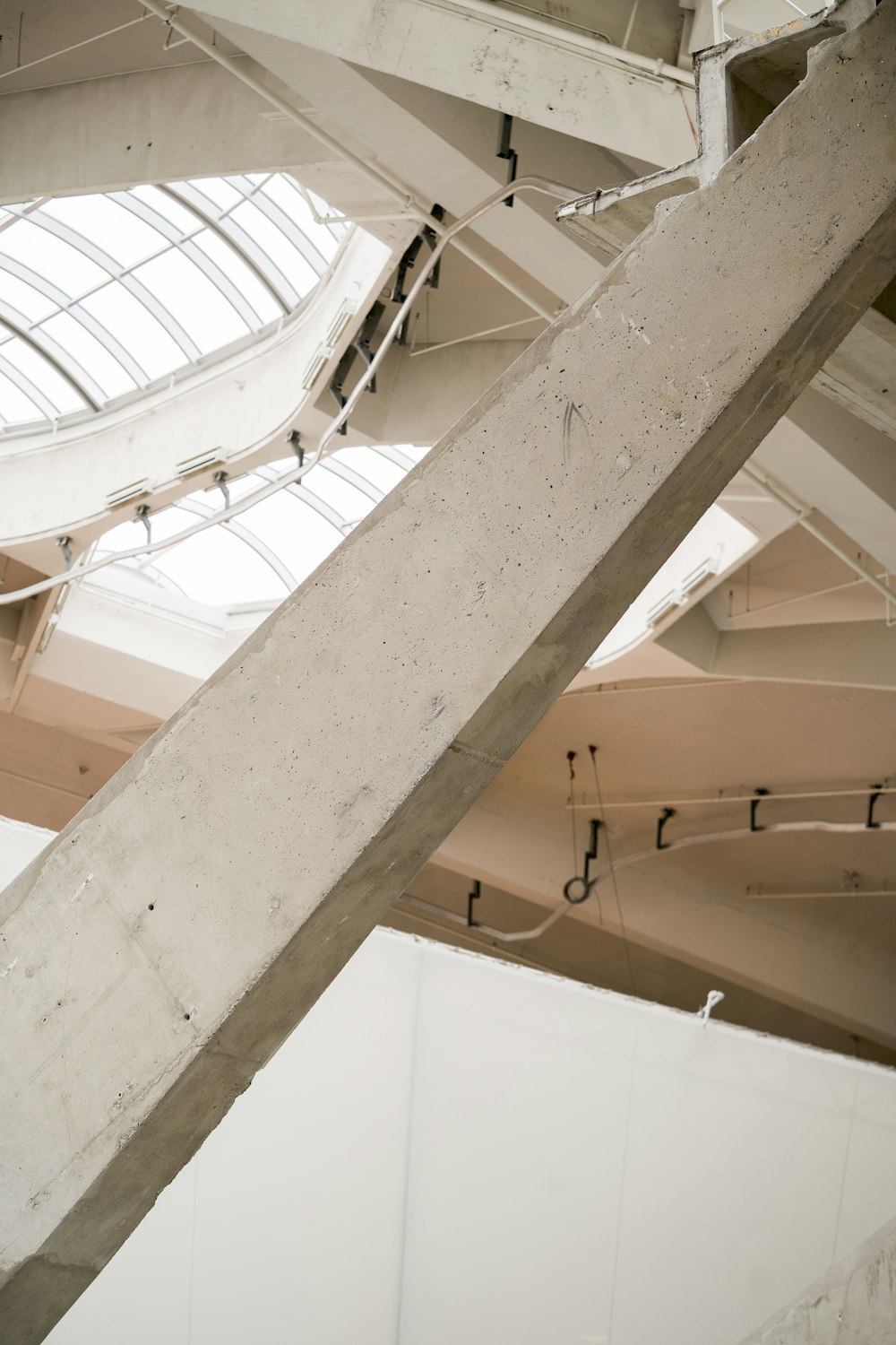 a very tall building with a skylight above it