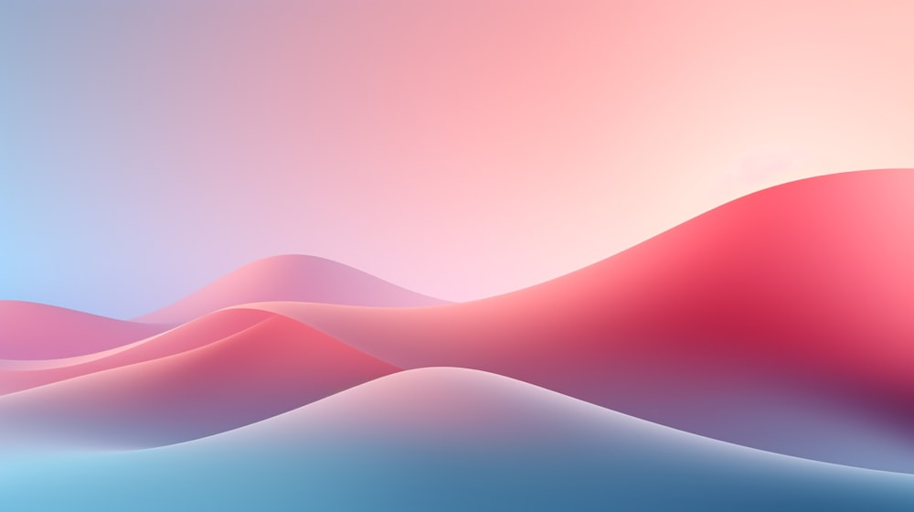 a blurry image of a pink and blue background