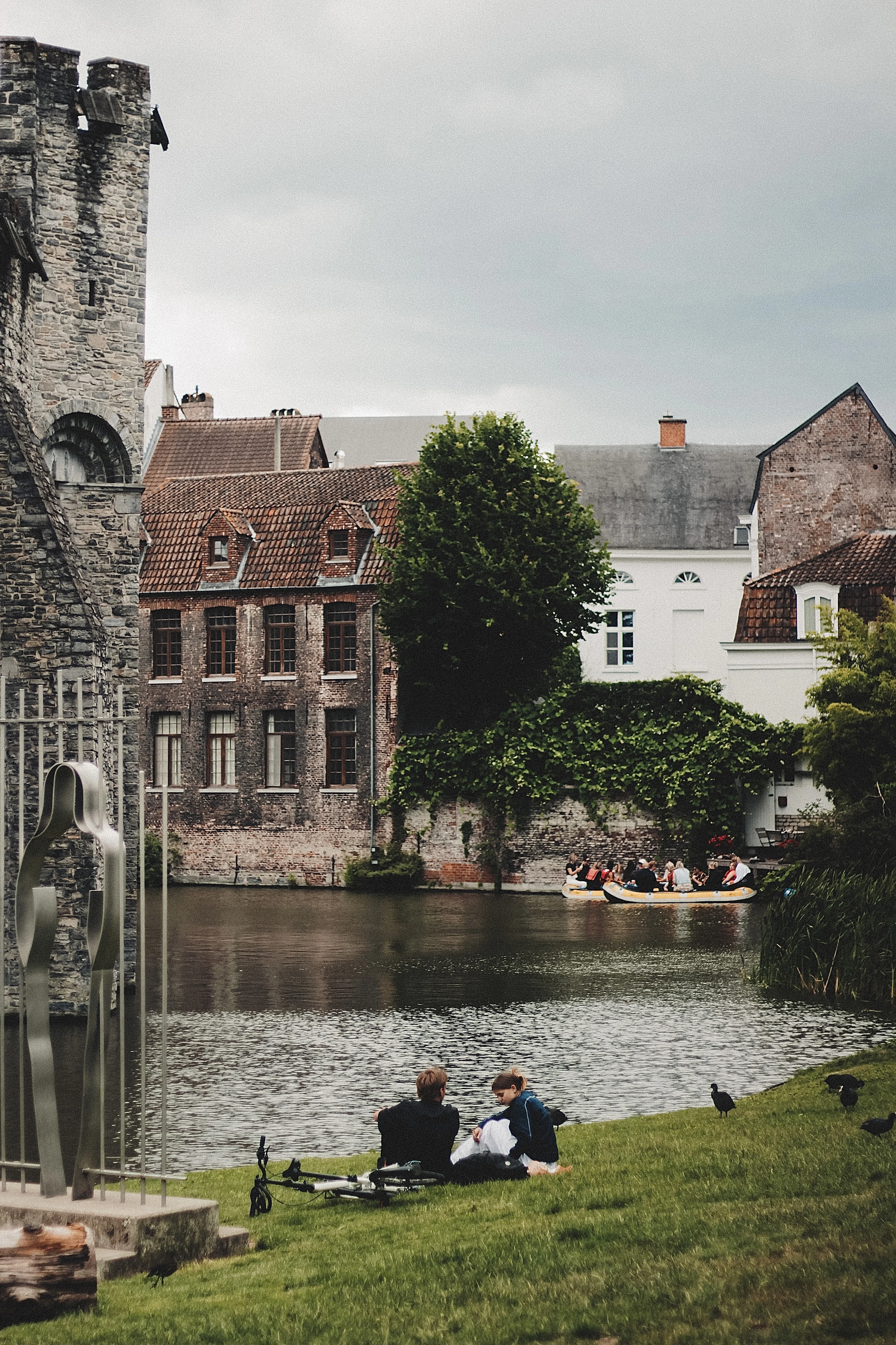 Green space and water in Ghent
