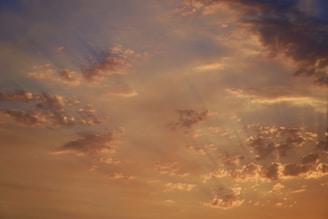 A soft, golden sunset symbolizing remembrance.