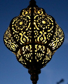 A beautifully crafted custom lamp showcasing artistry.